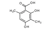 2و4دی هیدروکسی 3و6 دی متیل بنزوئیک اسید 5 گرم